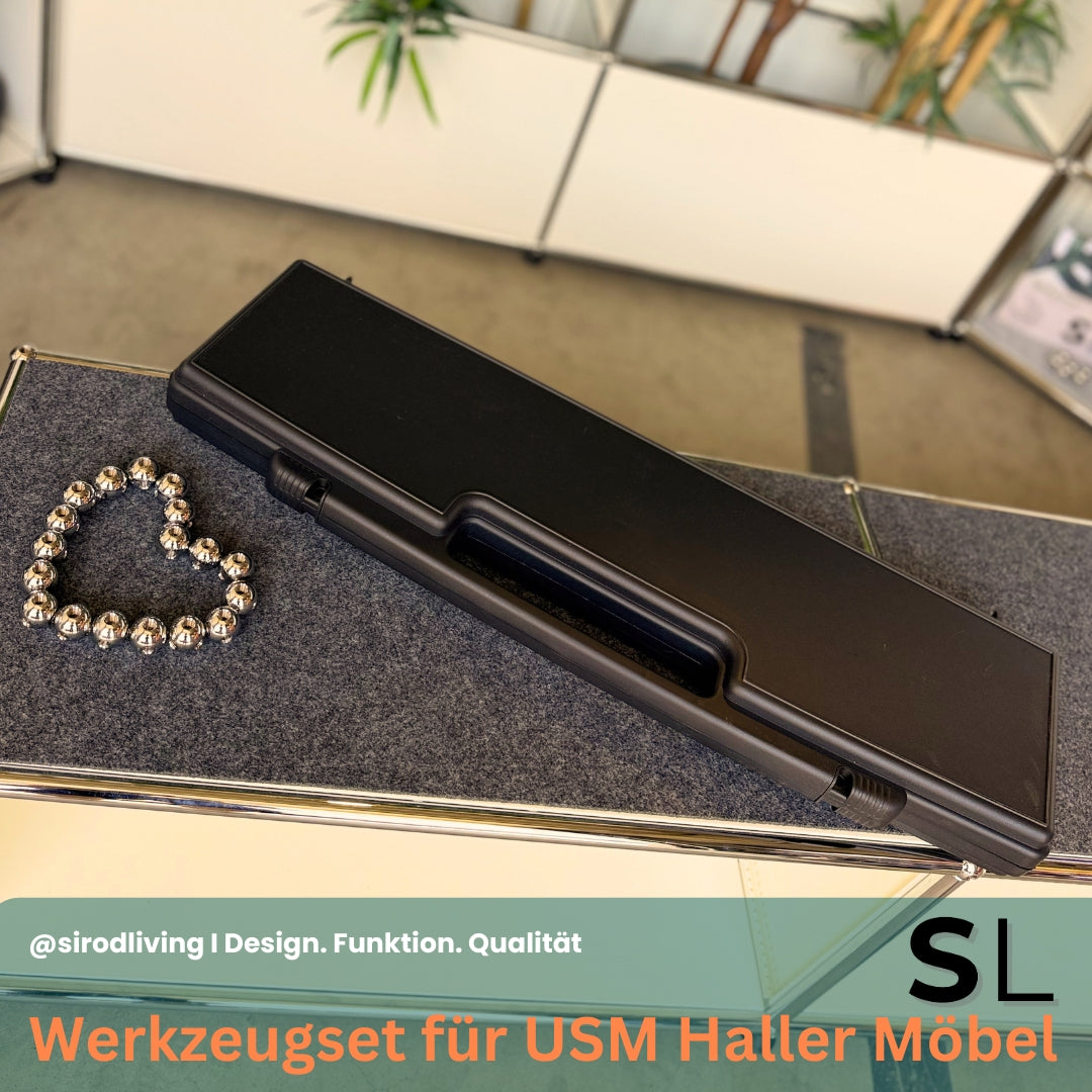 Professionelles Werkzeugset für USM Haller Möbel im Koffer