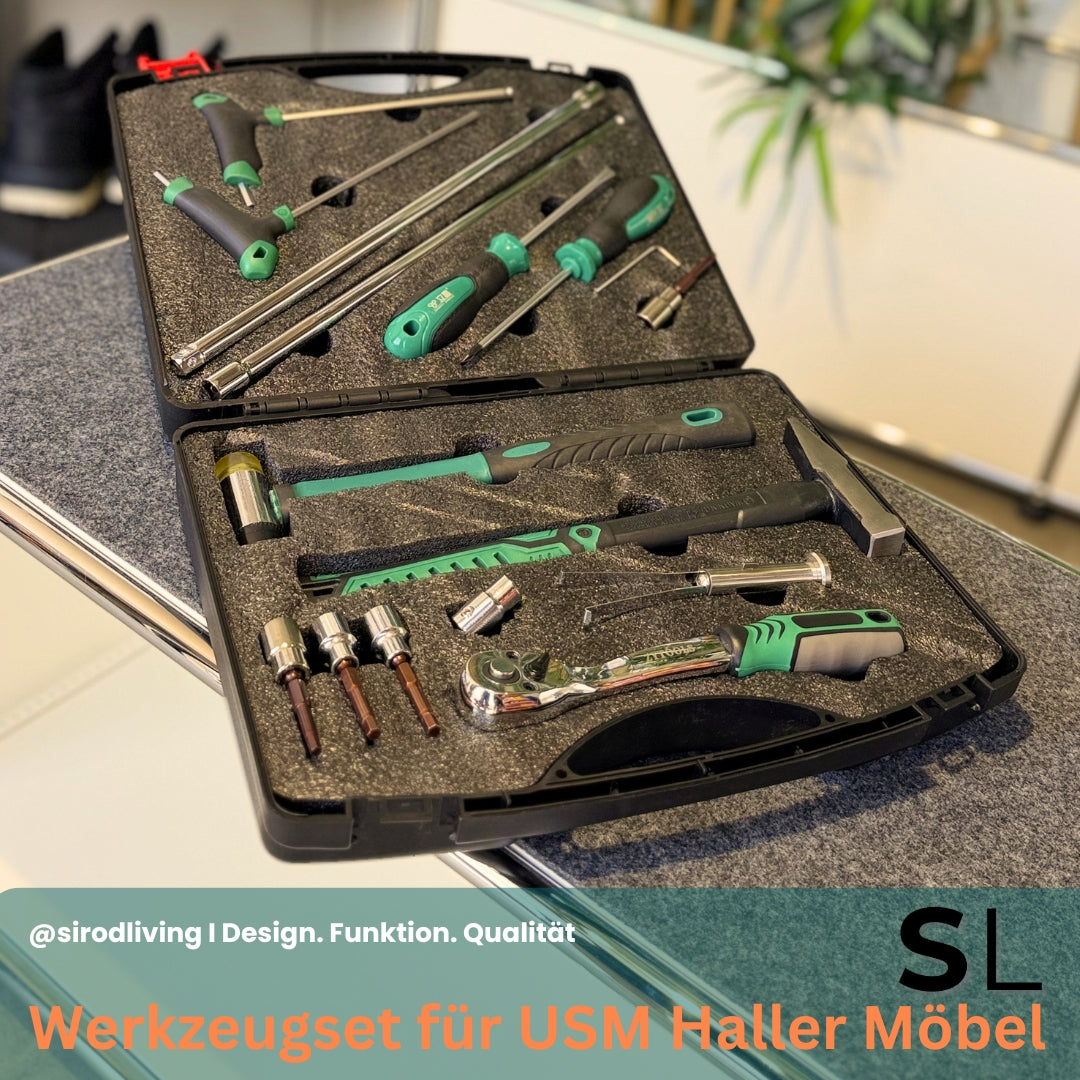 Werkzeugset für USM Haller Möbel im Koffer