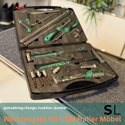 Werkzeugset für USM Haller Möbel im Koffer