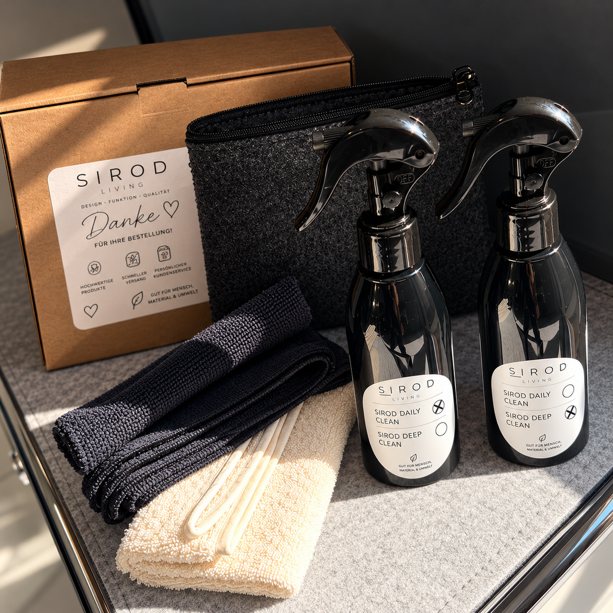 SIROD CLEAN – Pflege für zeitloses Design